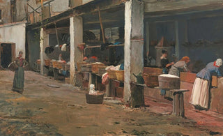 Santiago Rusiol - Lavaderos De La Barceloneta.webp