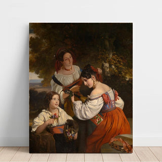 Scène de genre romaine - Franz Xaver Winterhalter | Reproduction Tableau Décoration murale affiche copie