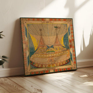 Skt. Adolf-Ballohn-Schiff; Riesen-Stadt - Adolf Wölfli | Reproduction Tableau Décoration murale affiche copie