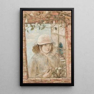 Tadeusz Makowski - Flowered window.webp