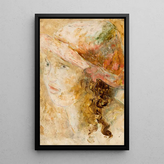 Tadeusz Makowski - Gowa dziewczynki w lokach.webp