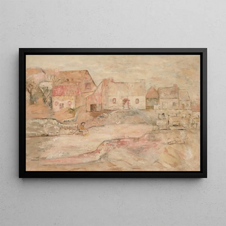 Tadeusz Makowski - Pejza bretoski z siedzcym czowiekiem.webp