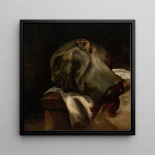 Tête d'un homme guillotiné - Théodore Géricault