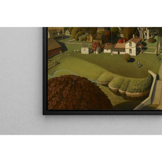The Birthplace of Herbert Hoover, West Branch, Iowa - Grant Wood | Reproduction Tableau Décoration murale affiche copie