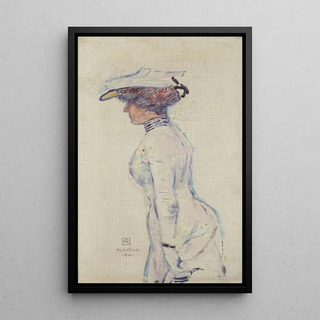Tho Van Rysselbergh - Silhouette de Madame Georges Fl Laure Fl Ambleteuse.webp