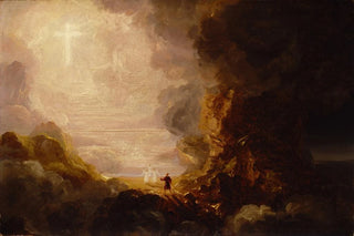 Thomas Cole - The Pilgrim of the Cross at the End of His Journey study for series The Cross and the World.webp