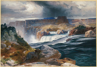 Thomas Moran - Great Falls of Snake River Idaho Territory.webp