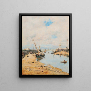Trouville, le lougre échoué – Eugène Boudin