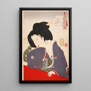 Tsukioka Yoshitoshi - A LadyinWaiting of the Bunsei Period 18181830.webp