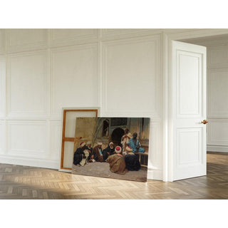 Un Conseil des sages - Ludwig Deutsch | Reproduction Tableau Décoration murale affiche copie