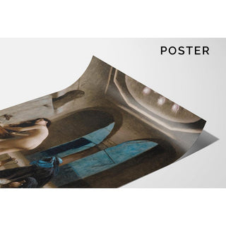 Un bain maure, femme turque au bain study - Jean-Léon Gérôme | Reproduction Tableau Décoration murale affiche copie