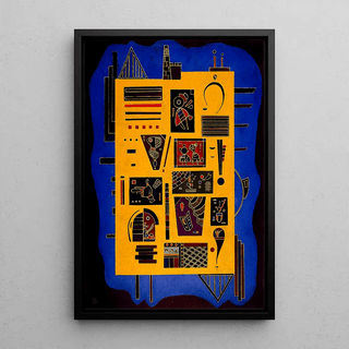 Un conglomérat - Wassily Kandinsky | Reproduction Tableau Décoration murale affiche copie