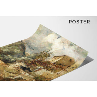 Un paysage méridional avec des moutons - Marie Egner | Reproduction Tableau Décoration murale affiche copie