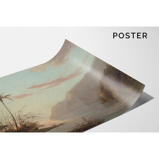 Un ruisseau à Saint-Thomas Îles Vierges - Camille Pissarro | Reproduction Tableau Décoration murale affiche copie