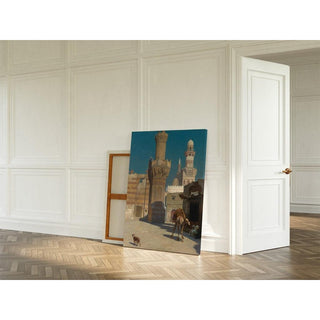 Une Journée Chaude au Caire Devant La Mosquée - Jean-Léon Gérôme | Reproduction Tableau Décoration murale affiche copie