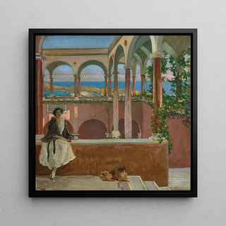 Sir John Lavery - A Villa on the Riviera.webp