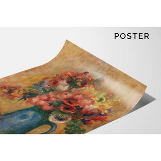 Vase de fleurs - Pierre-Auguste Renoir | Reproduction Tableau Décoration murale affiche copie