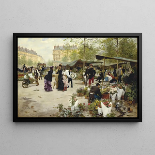 Victor Gabriel Gilbert - The Lower Market Paris.webp