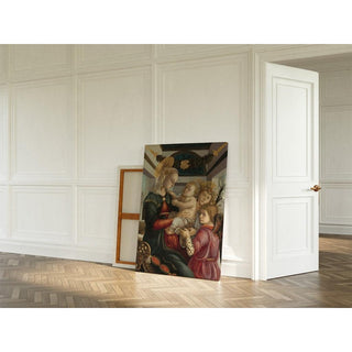 Vierge à l'enfant avec des anges - Sandro Botticelli | Reproduction Tableau Décoration murale affiche copie