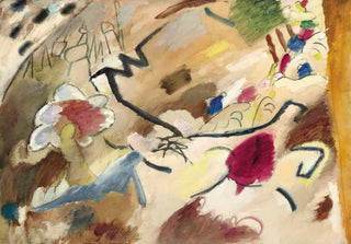 Wassily Kandinsky - Improvisation mit Pferden Studie fr Improvisation 20.webp