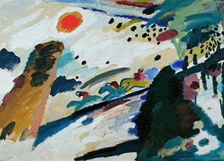 Wassily Kandinsky - Romantic landscape.webp