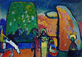 Wassily Kandinsky - Study on Improvisation No 2 Funeral March.webp