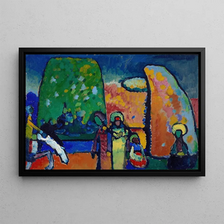 Wassily Kandinsky - Study on Improvisation No 2 Funeral March.webp