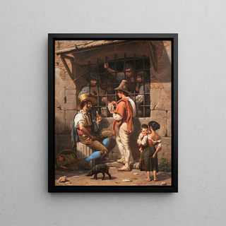 Wilhelm Marstrand - Prison Scene in Rome.webp
