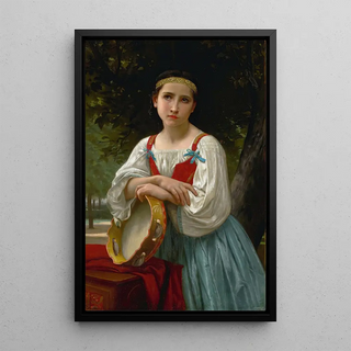 William Bouguereau - Bohmienne Au Tambour De Basque.webp