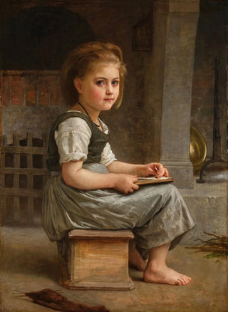 William Bouguereau - La petite colire The Little Schoolgirl.webp