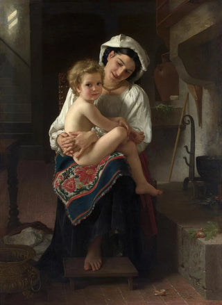 William Bouguereau - Young Mother Gazing at Her Child.webp