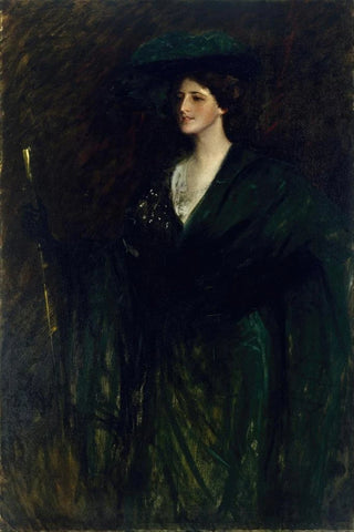 William Merritt Chase - The Emerald Lady.webp