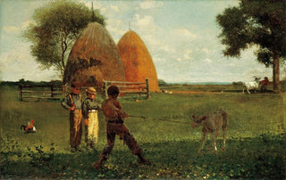 Winslow Homer - Weaning the Calf.webp