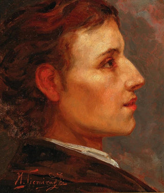 Workshop of Henryk Siemiradzki - A Profile Portrait Of Frdric Chopin.webp