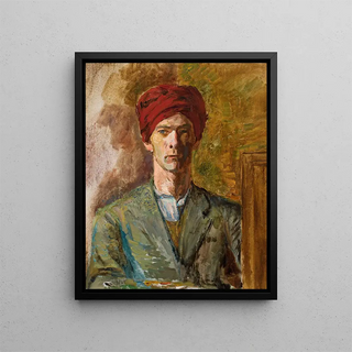 Zygmunt Waliszewski - Selfportrait in a turban.webp