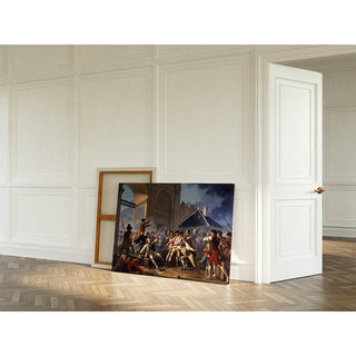 de tableau historique - L’affaire de Nancy de Jean-Joseph Weerts | Reproduction Tableau Décoration murale affiche copie