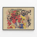 Vintage-Poster 16 Rue de Clichy Kutscher im Casino Wanddekoration — gerahmtes Bild an der Wand