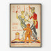 Vintage-Poster Wanddekoration Kunstnerkarneval 1814