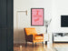 Poster der 1. Internationalen Girlie-Ausstellung Rose Retro