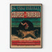 Vintage-Poster "Rennen mit Stieren am Quai Debilly"