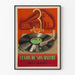 Vintage-Poster La Voix de Son Maître 3 Geschwindigkeiten