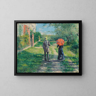 Aufsteigender Weg - Gustave Caillebotte