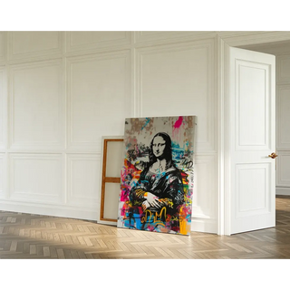 Street Art Gemälde – Die urbane Mona Lisa