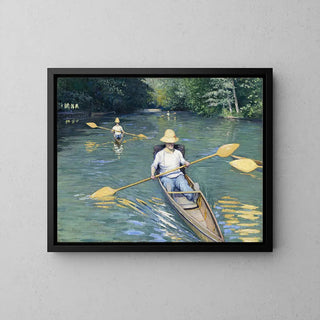 Canoeing on the Yerres River - Gustave Caillebotte