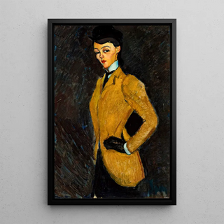 Die Amazone - Amedeo Modigliani | Kunstdruck Gemälde Wanddekoration Poster Kopie
