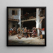 À la posada dans la taverne - Francisco Domingo Marqués — gerahmtes Bild an der Wand