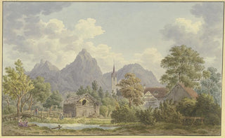 ACHILLES BENZ - Ansicht von Brunnen im Canton Schwyz.webp