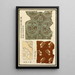 Chinesische Kunstdrucke pl103 - A F Stoddard Company — gerahmtes Bild an der Wand