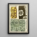 Chinesische Drucke pl17 - A F Stoddard Company — gerahmtes Bild an der Wand