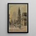Hauptkirche von Charleston - A Meyer — gerahmtes Bild an der Wand